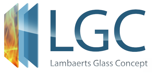 Het logo van Lambaerts Glass Concept